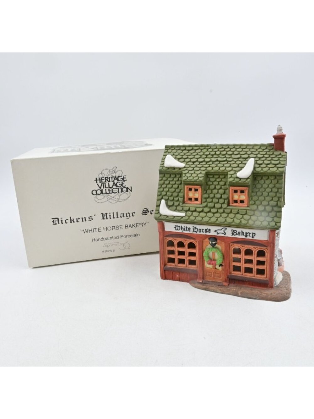 Department 56 White Horse Bakery Dickens Village 1988 Vintage 5926-9 Boxed